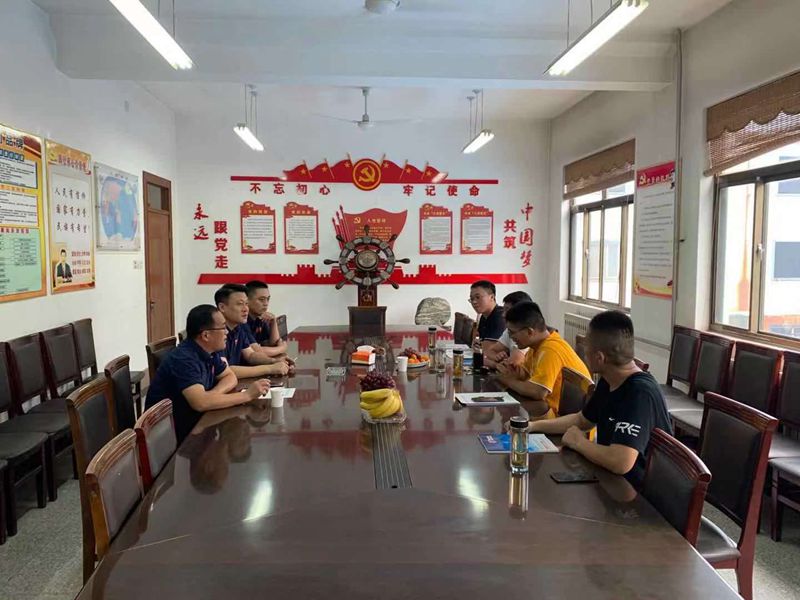 邯郸晨光生物科技有限公司来我厂考察钻机